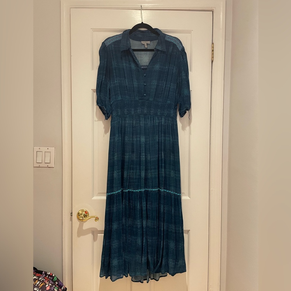 Conditions Apply Plaid Midi Dress